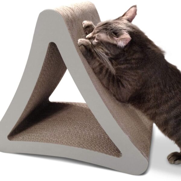 PetFusion 3-Sided Vertical Cat Scratching Post (Avail in 2 Sizes). [Multiple Scratching Angles to Match Your Cat's Preference]