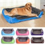 (S-3XL) Large Pet Cat Dog Bed 8Colors Warm Cozy Dog House Soft Fleece Nest Dog Baskets House Mat Autumn Winter Waterproof Kennel