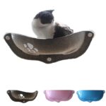 Hot Sale Pet Hammock Beds Bearing 20kg Cat Window Lounger Suction Hammock Pet Cat Window shelf Comfortable Cat Ferret Pet Bed