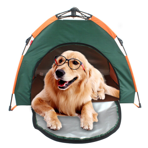 Hot Outdoor Pet Dog Tent Portable Waterproof Automatic Folding Dog Cats Kennel D6 (As shown M)