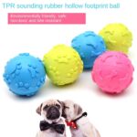 1pcs Diameter 6cm Squeaky Pet Dog Ball Toys for Small Dogs Rubber Chew Puppy Toy Dog Stuff Dogs Toys Pets Supplies (random color 6.5cm 1pc Random color)