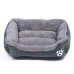 (S-3XL) Large Pet Cat Dog Bed 8Colors Warm Cozy Dog House Soft Fleece Nest Dog Baskets House Mat Autumn Winter Waterproof Kennel