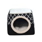 Pet Cat Bed Foldable Winter Soft Warm Tent Washable Puppy cat Sleeping Bag Basket Mat Cat Plaid House Kennel Cat Supplies