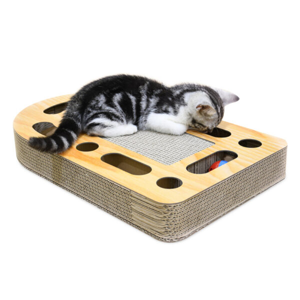 Pet Cat Paper Scraper Board Kitten Scratching Post For Cats