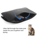 Waterproof Pet Cat Litter Mat EVA Double Layer Litter Cat Pads Trapping Pet Litter Box Mat Pet Products Bed For Cats House Clean