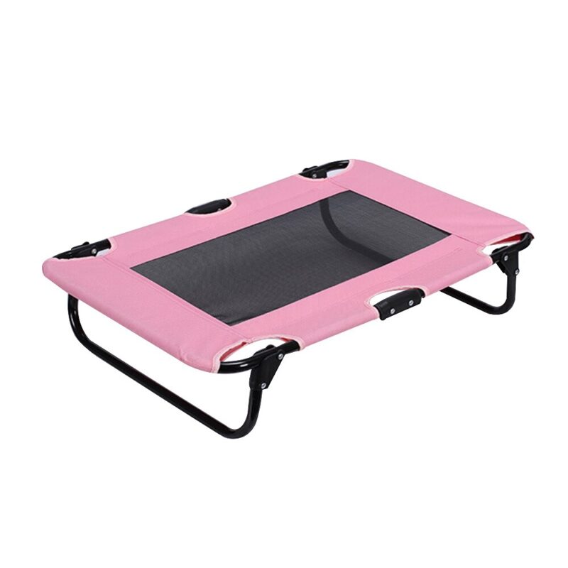 Portable Dog Bed Outdoor Summer Cooling Pet Elevated Bed Cot Foldable Raised Dog Bed for Large Dogs Pet Camping Bed Pad