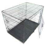 20" Pet Kennel Cat Dog Folding Steel Crate Animal Playpen Wire Metal Cage (L)