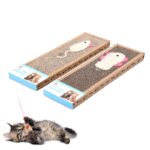 Cat Training Toy Cat Kitten Scratch Board Pad Corrugated Scratcher Soft Bed Mat Claws Care Toys