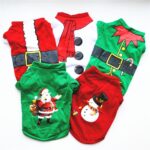 Christmas Dog Clothes Small Dogs Santa Costume for Pug Chihuahua Yorkshire Pet Cat Clothing Jacket Coat Pets Costume