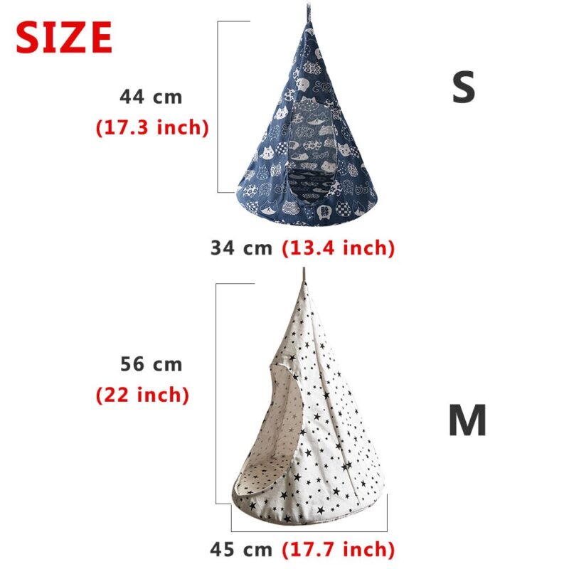 Pet Cat Tent Hammock Cat Removable Hanging House Bed Cone Shape Breathable Linen Sponge Cage Cover Creative Pet Supplies