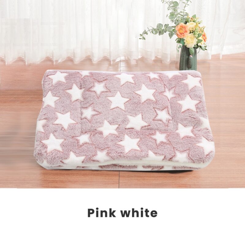 Thickened Pet Soft Fleece Pad Blanket Bed Mat For Puppy Dog Cat Sofa Cushion Home Washable Rug Keep Warm S/M/L/XL/XXL/XXXL