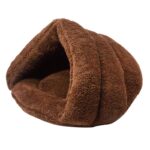 Soft Fleece Winter Warm Pet Dog Bed 2 Size Small Dog Cat Sleeping Bag Puppy Cave Bed Small Large Cat Nest Pet House